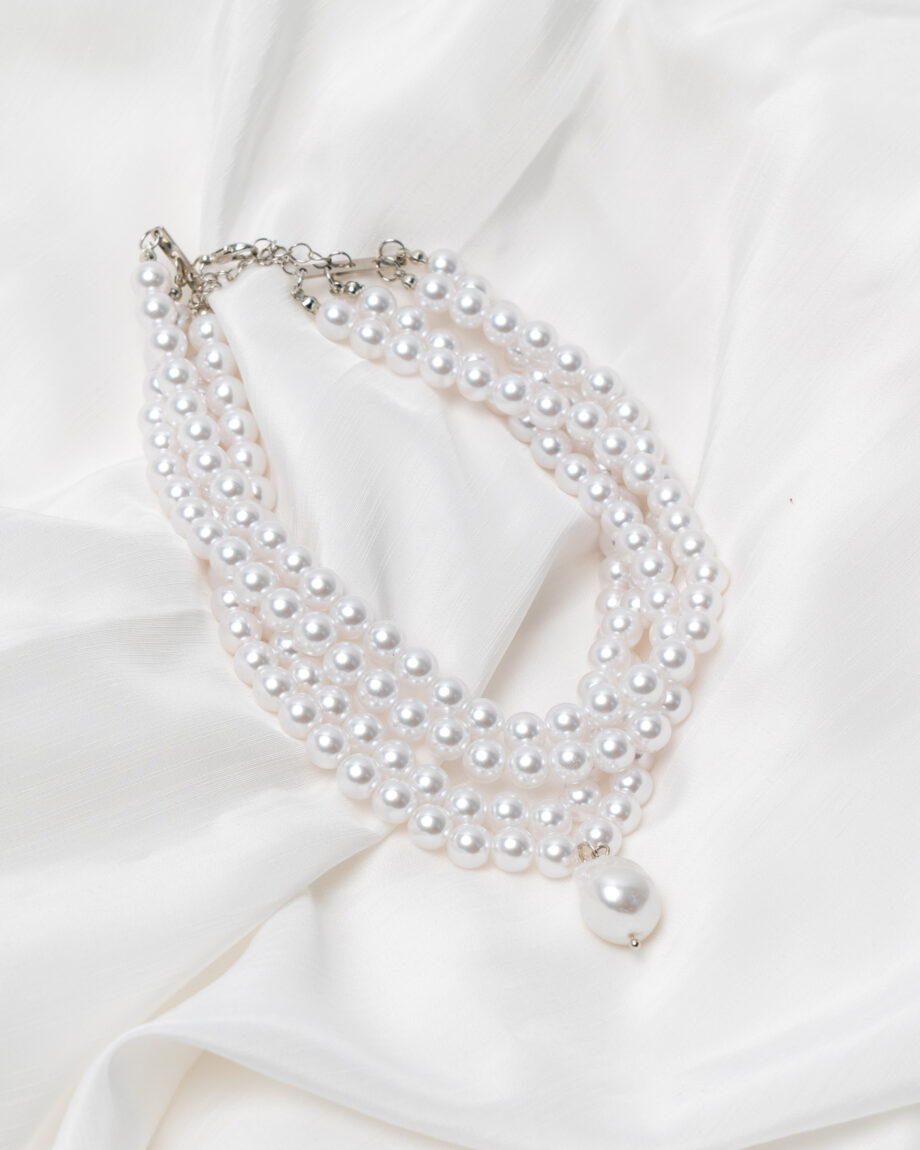 Κολιέ choker με Πέρλες και Μαργαριτάρι
